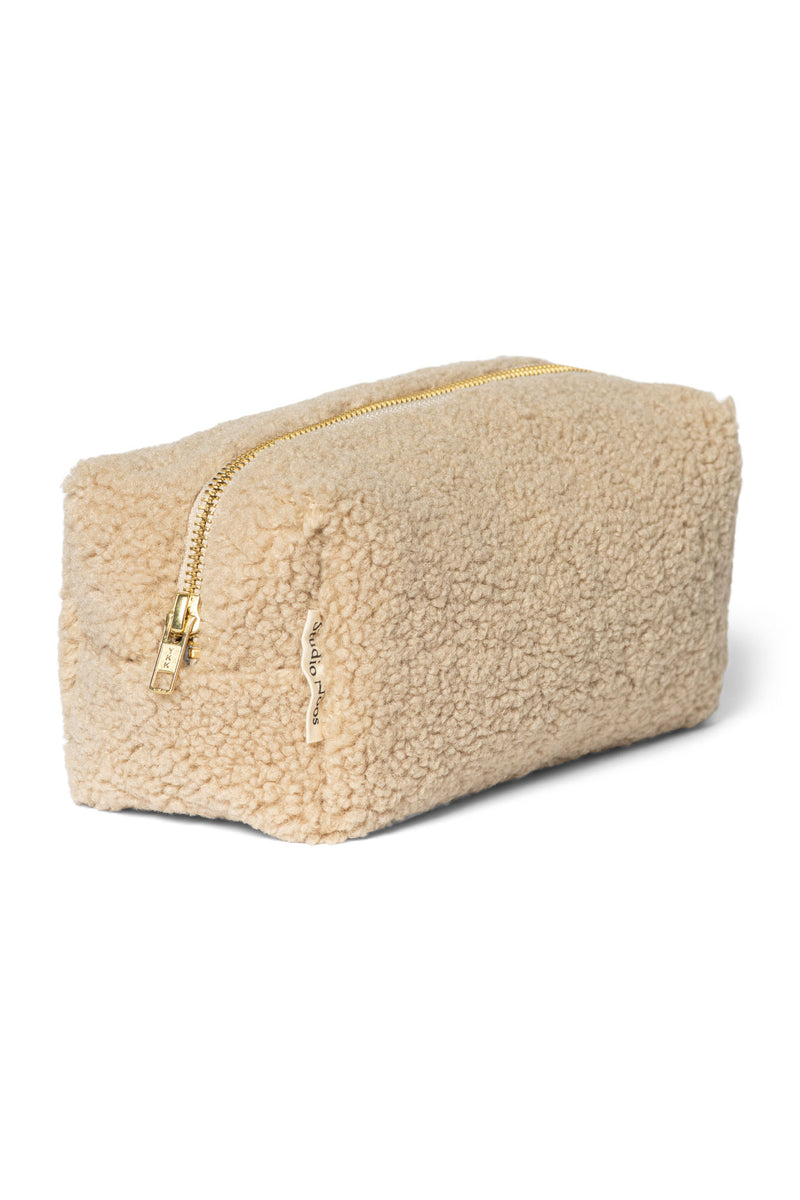 Ecru Teddy Pouch