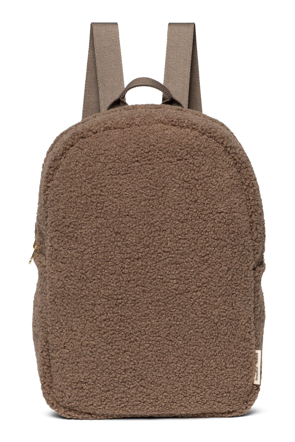 Brown Teddy Midi Backpack